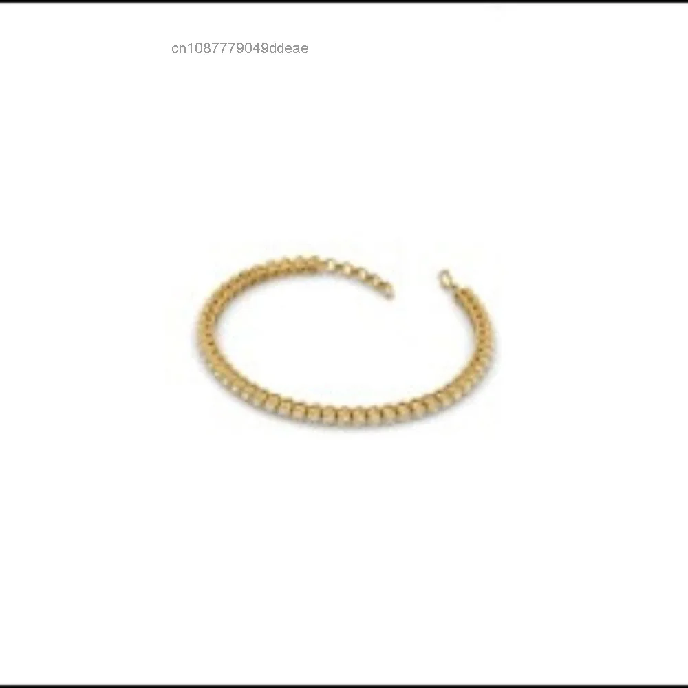 Exclusive Women's 18kt Gold CVD Diamond Tennis Bracelet EF VS VVS Grade 1.68ct Lightweight Durable Chain Adjustable Luxury