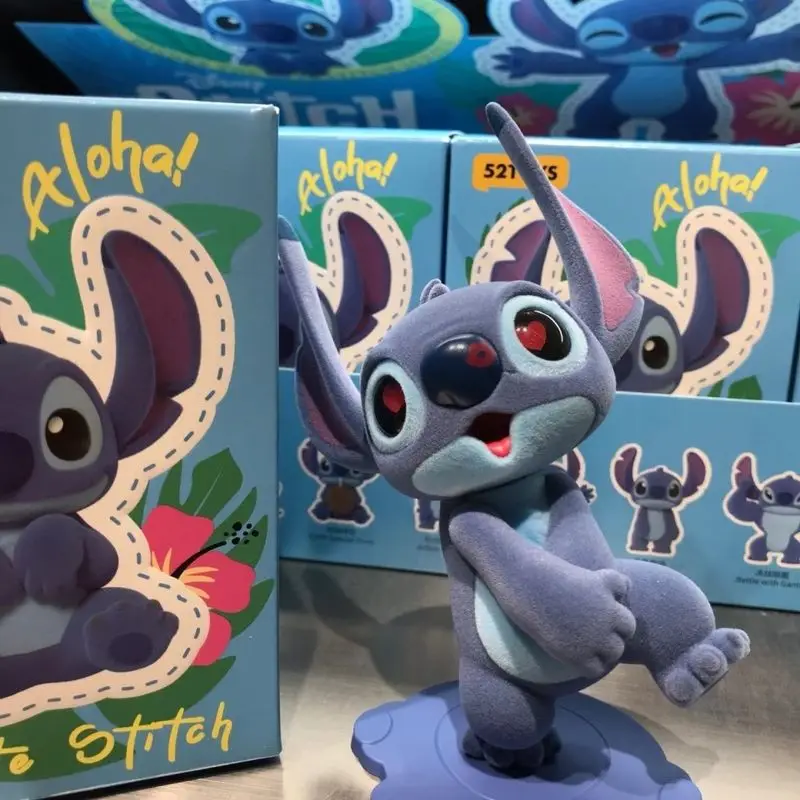 52 ของเล่น Disney Stitch แปลกน่ารัก Series กล่องตาบอด Mystery Box Stitch Action Figure ตกแต่งเครื่องประดับ Surprise กระเป๋าคริสต์มาสของขวัญ