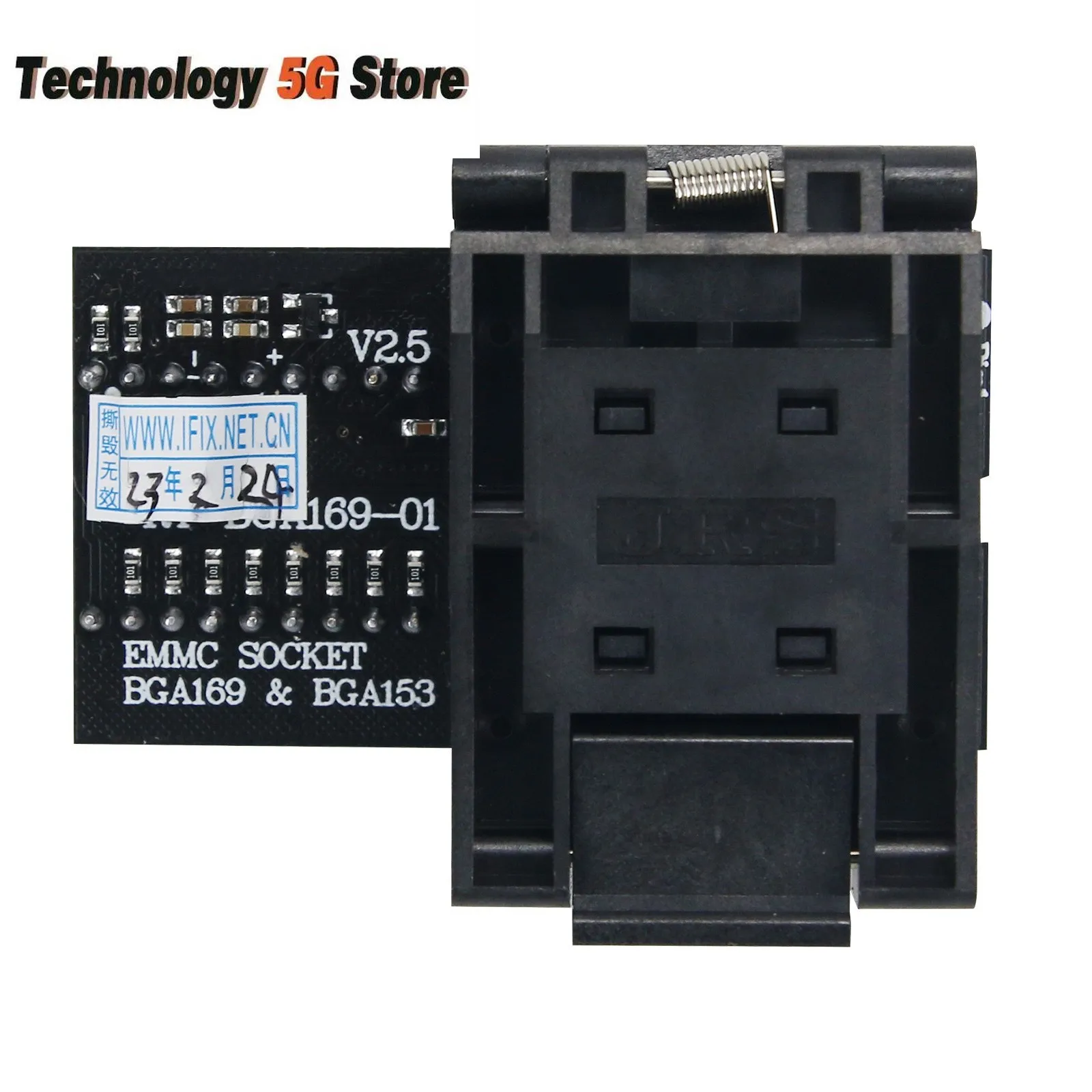 

BGA169 & BGA153 EMMC Socket Adapter RT-BGA169-01 and BGA Bounding Box for RT809H Programmer