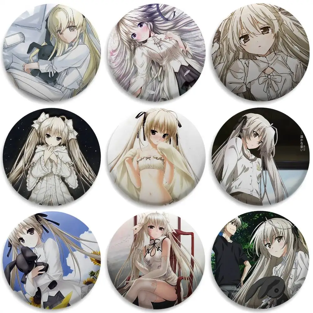 

Y-Yosuga No S-Sora Anime Badges Round Exquisite Badge Brooches Creative Pins For Clothes Hat Backpack Gift Accessories