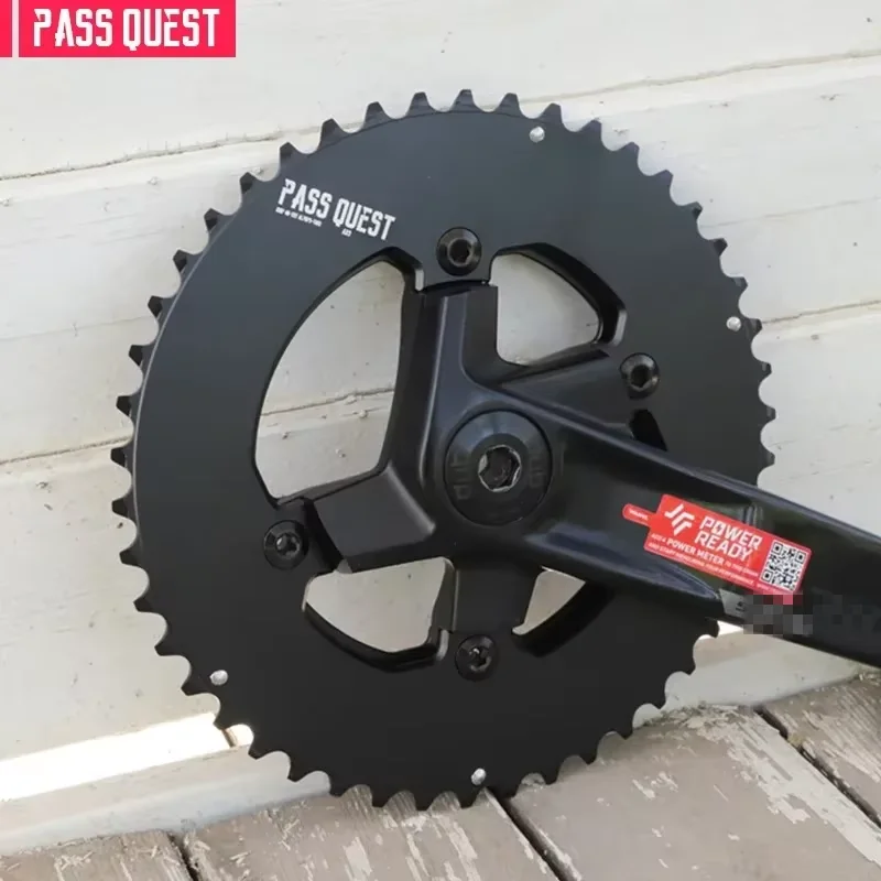 PASS QUEST 107BCD 2× AERO Chainrings 46-33T 48-35T 50-37T 52-39T for SRAM FORRival 107BCD FORAXS 12S Road/Gravel Bike