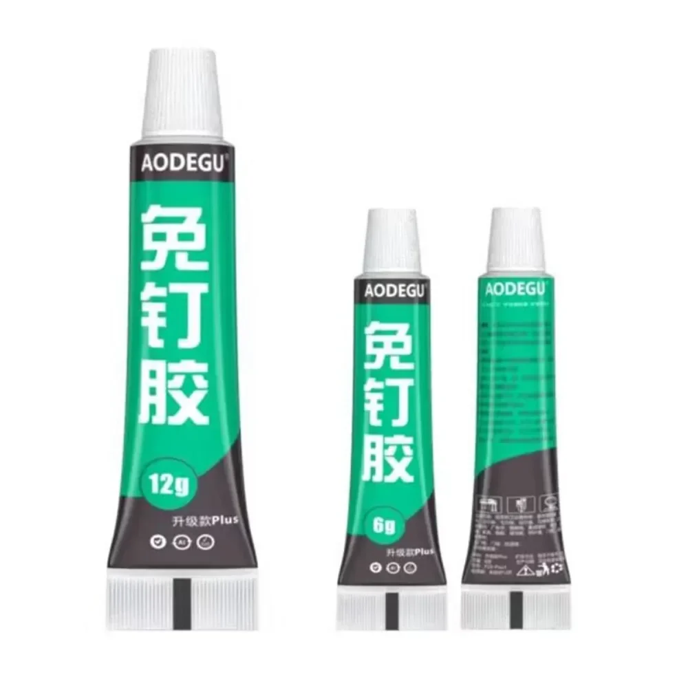 All-purpose Glue Waterproof Extra Strong Quick Dry Nail Free Adhesive Powerful Bond Instant Fix for Plastic Glass Metal Ceramic