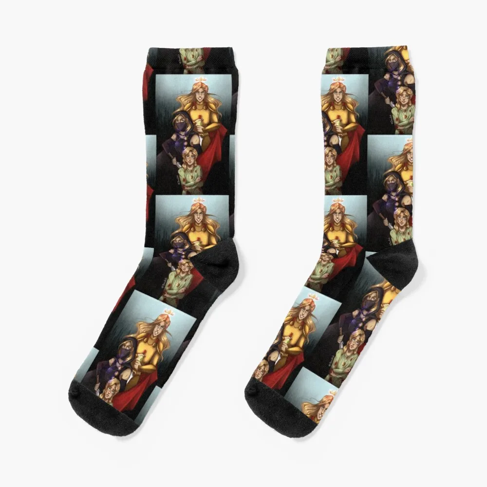 

Throne of Glass print Socks Running Socks Man Winter Socks Women