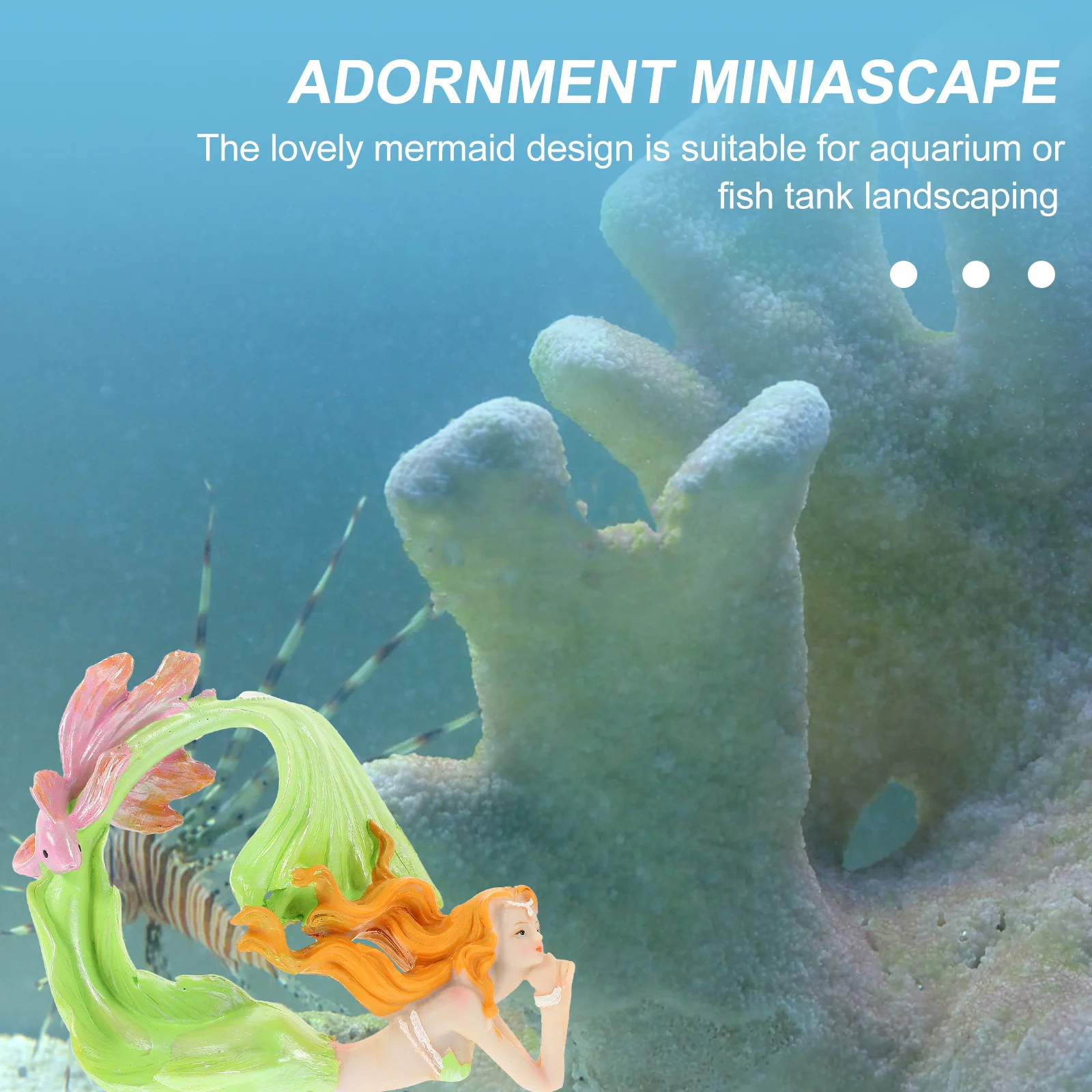 

Decorative Mermaid Figurine Figurines Fish Tank Decorations Ornament Figures