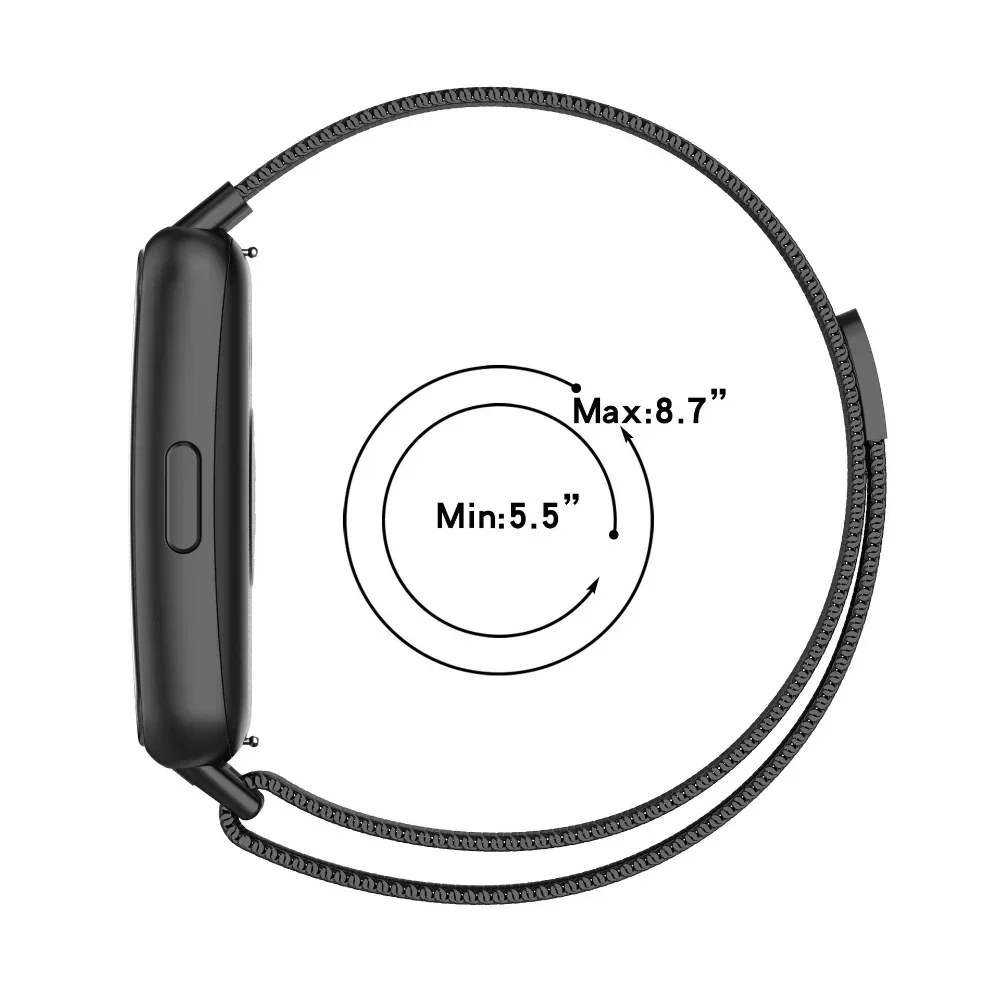 Milan Magnetic Loop Strap For Huawei Band 6 pro 7 8 9 SmartWatch Wristband Bracelet Belt For Honor 6 7 9 Correa Accessories