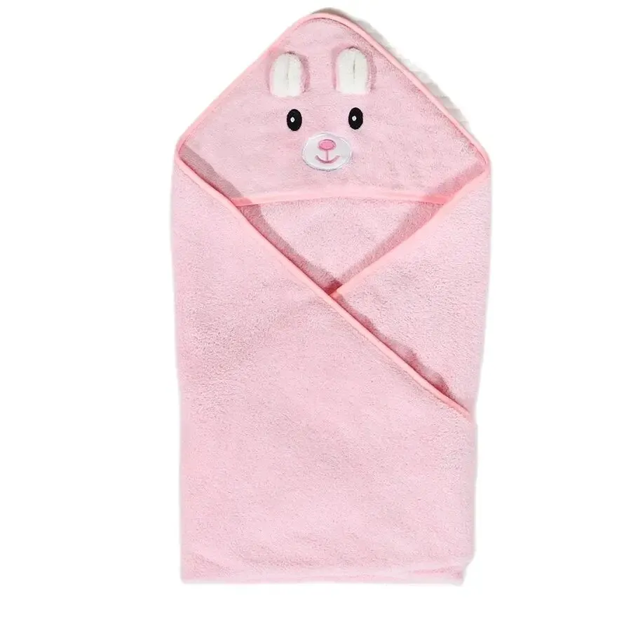 Children\'s Towel Cloak Quick-Drying Coral Velvet Robe Cartoon Cape Baby Darling Hooded