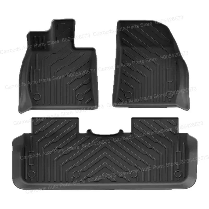  (LHD)For Zhijie R7 S7 Car Floor Mats TPE Pure Electric Range Extension Modification Double Layer High End Carpet Mats