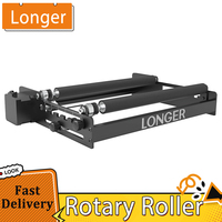 LONGER Laser Rotary Roller, 6-200mm Engraving Diameter, 360 Degree Rotating, Engrave on Cylindrical Objects, Goblets, Pen, Pipes