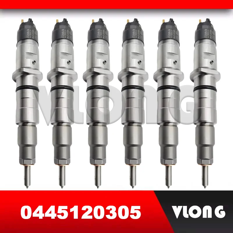 New Fuel Injector For Komatsu Excavator PC200-8/PC300-8/PC350-8 Cummins QSL9 QSC8.3 SAA6D114E-3 6746-11-3100 5268436 0445120305