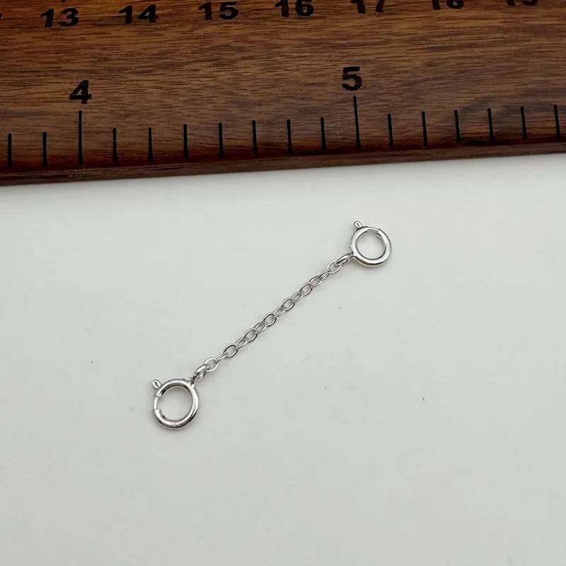 925 Sterling Silver Extended Chain Bracelet Necklace