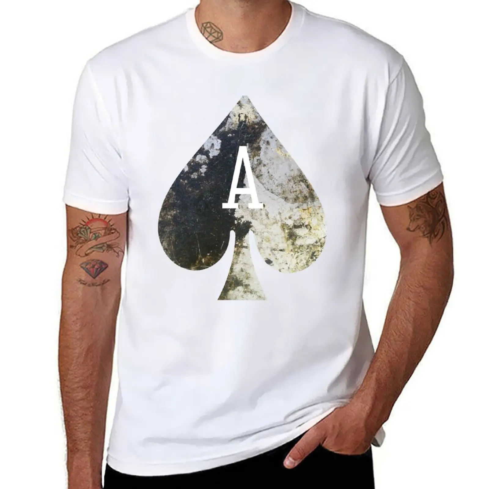 

Ace of Spades T-Shirt man t shirts for men t shirts for man pack white cotton t shirt man T-Shirt