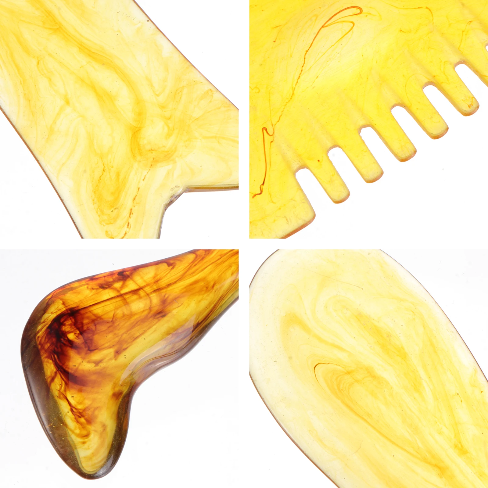 

8pcs Scraper Plate Beeswax Tools Face Body Massage Scraping Therapy Skin Care Scraping Massage Relaxation Spa