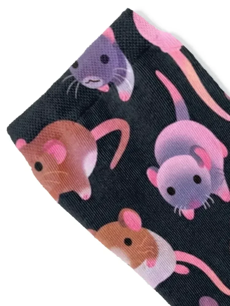 Fancy rat - dark Socks compression moving stockings cycling cartoon Socks Men's Women's