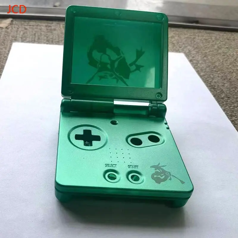 1PC Emerald Limited Beschermende Game Console Shell voor GBA SP Groene Game Console Skin Aangepaste Controller Case