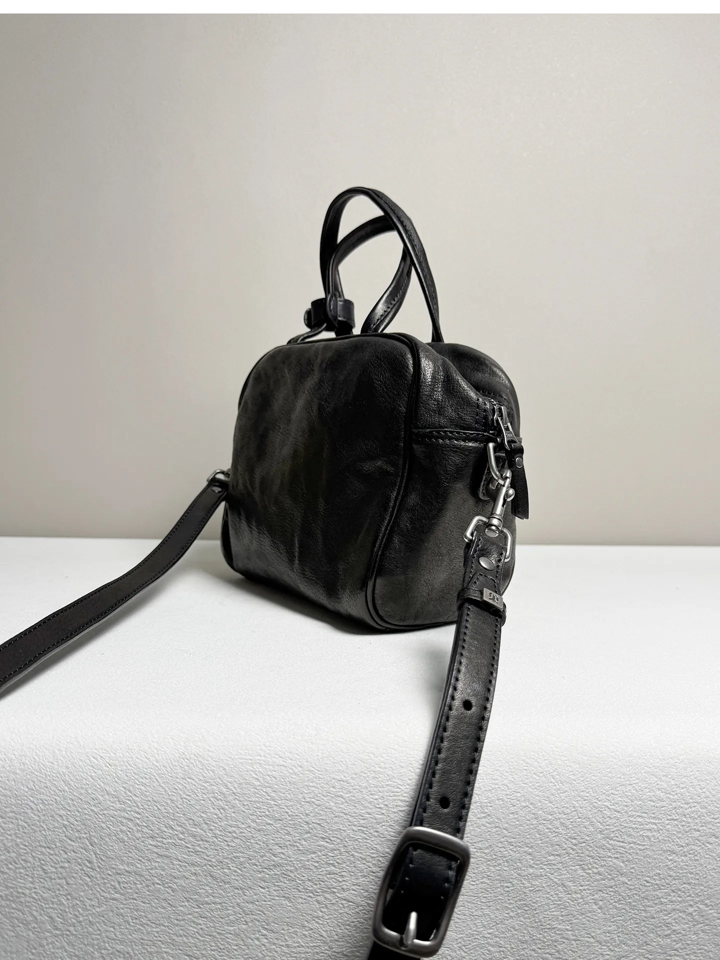 PNDME einfache, modische, hochwertige Damenhandtasche aus Rindsleder der ersten Schicht, Outdoor-Party-Luxus-Umhängetasche aus weichem Echtleder – Detail 15