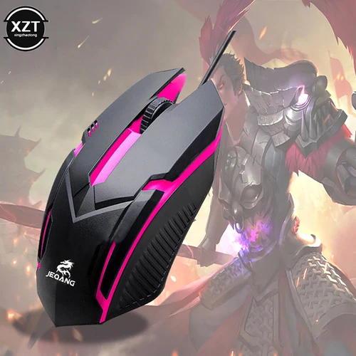 USB 유선 미니 게이밍 마우스 1000 DPI 광학 3 버튼 RGB USB 유선 마우스 마우스, PC 데스크탑 노트북 컴퓨터 게이머 