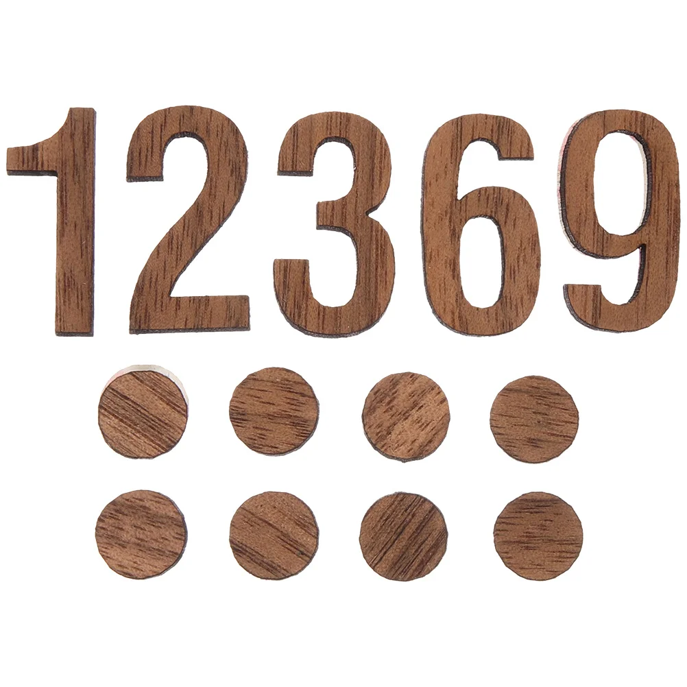 

1Set Clock Mechanism Numbers Wooden Replacement Durable DIY Wall Clock Numerals Kit Repair Parts Accessories DIY Clocks Set