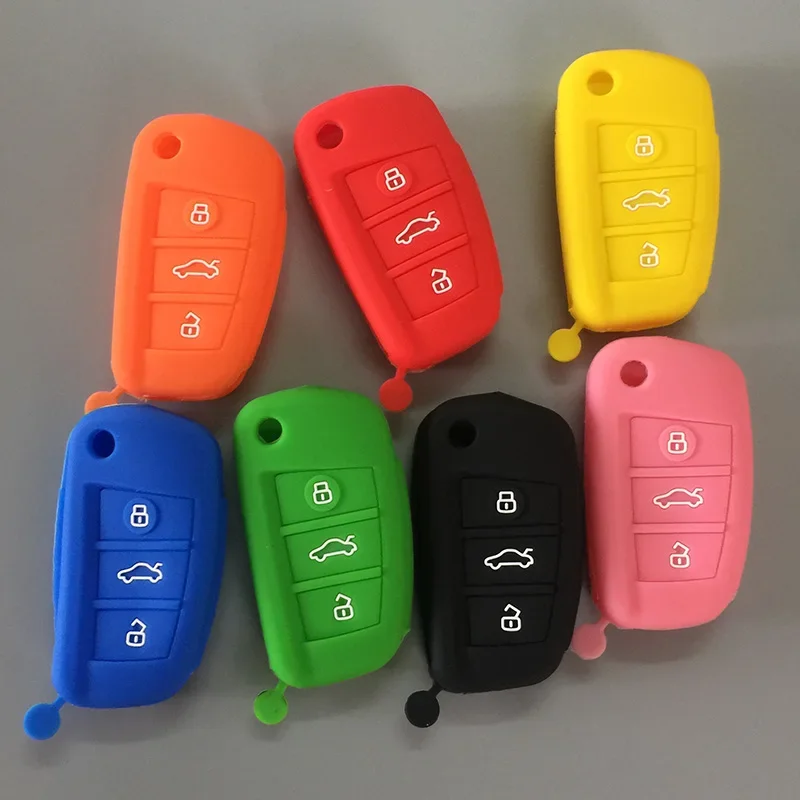 Silicone car case Holder Key Cover for Chery Tiggo 2 Tiggo 3X 3 5 2020 Fulwin 2 Eastar 3 Button Key Case Keychain Accessories