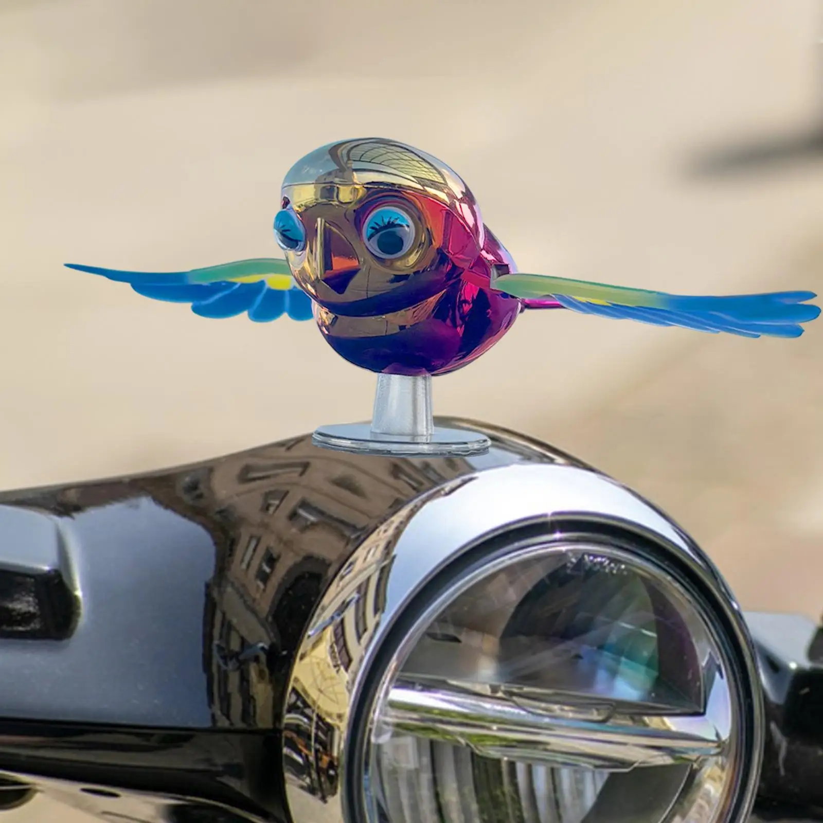 سيارة الجانب مرآة الرؤية الخلفية الطيور ديكور سيارة سحر دراجة نارية ديكور الإبداعية #4