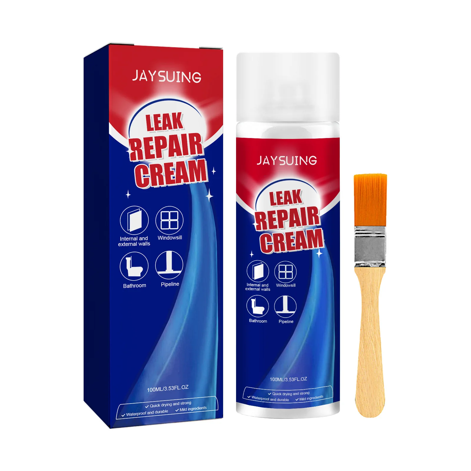 Leak Repair Glue Waterproof Coating Sealant Agent Moisture-Proof Leak Material Repairing Broken Adhesive Toilet Anti-Leak Glue