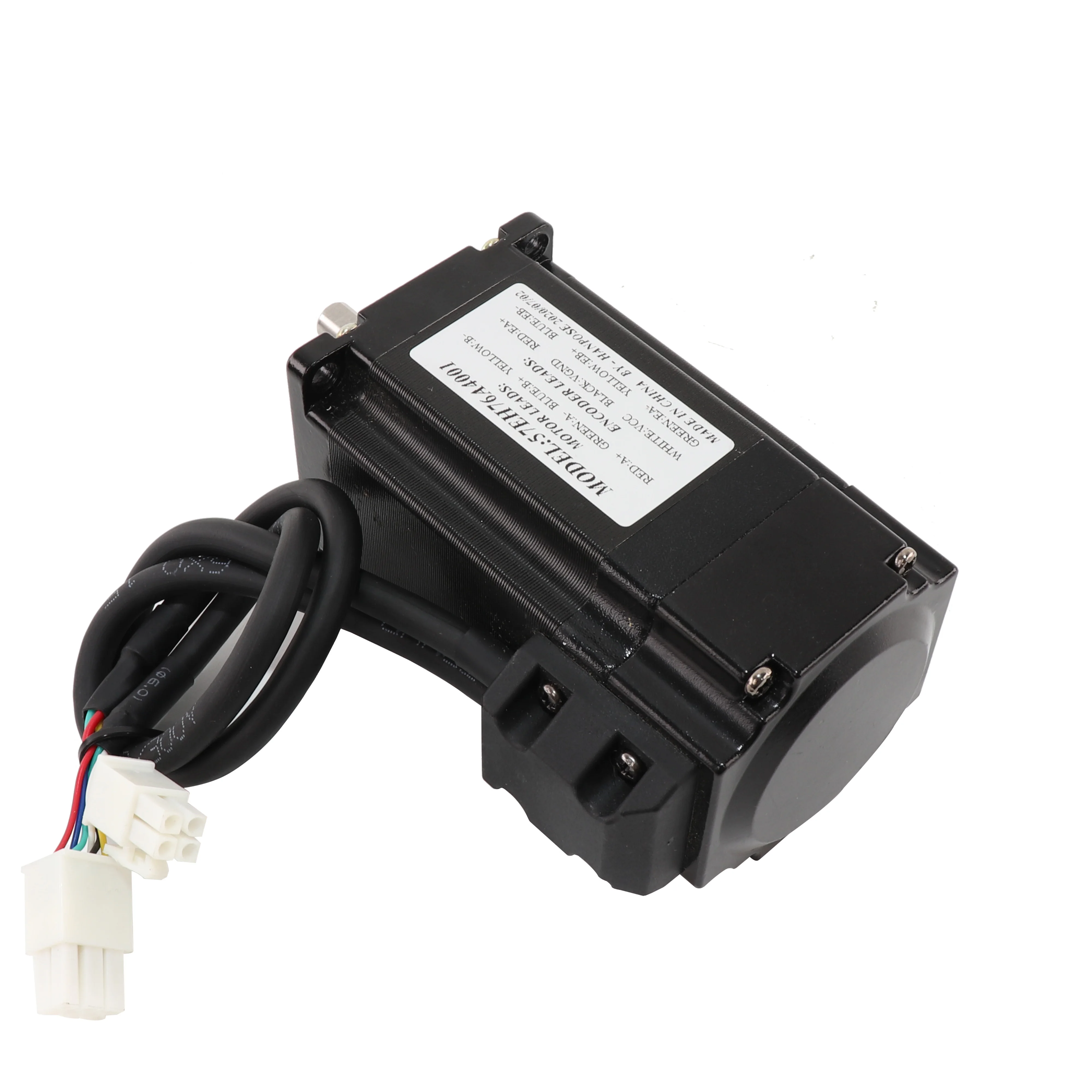 57EH76+CL57 drive sets 4.0A 1.89N.m NEMA 23 Closed Loop motor Hollow shaft DC-18-90v Double outlet Driver motor