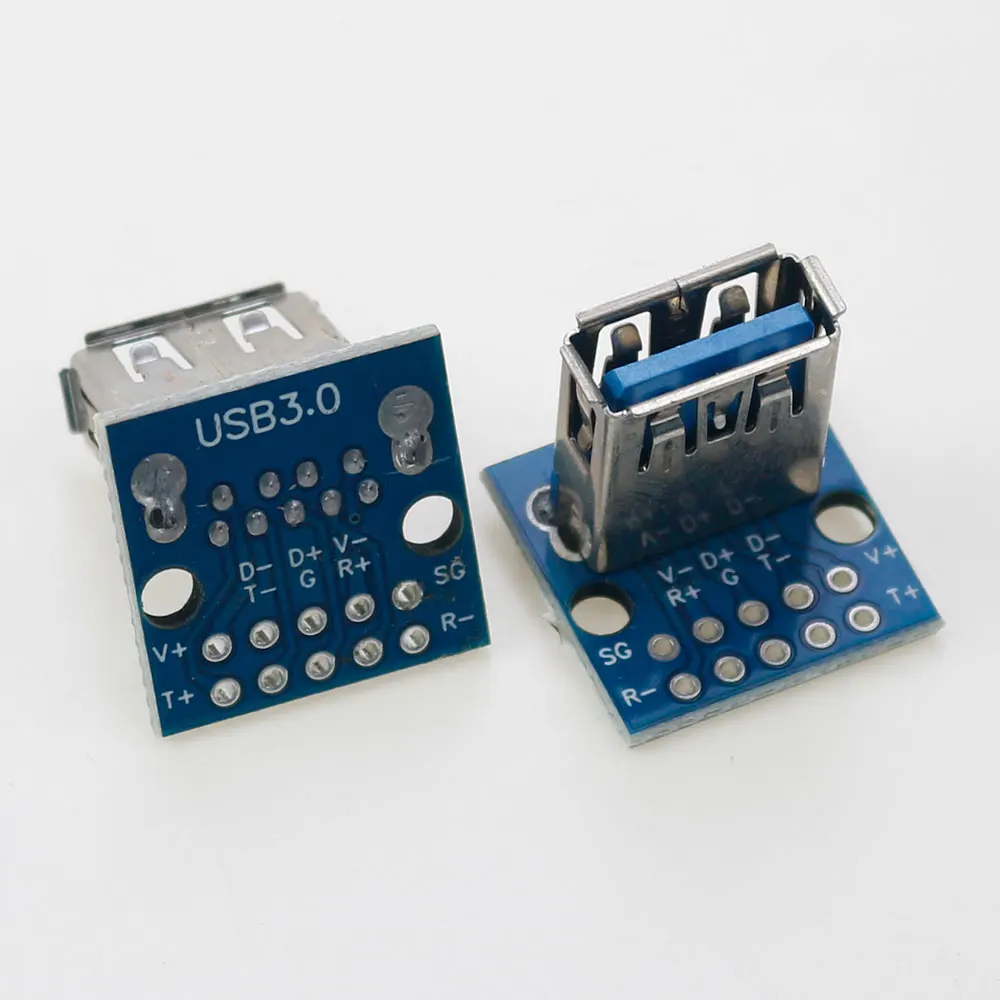 1PCS Type A Male Female USB To DIP 2.54mm PCB Connector USB 3.0 PCB Board Connector USB PCB Socket USB Connector