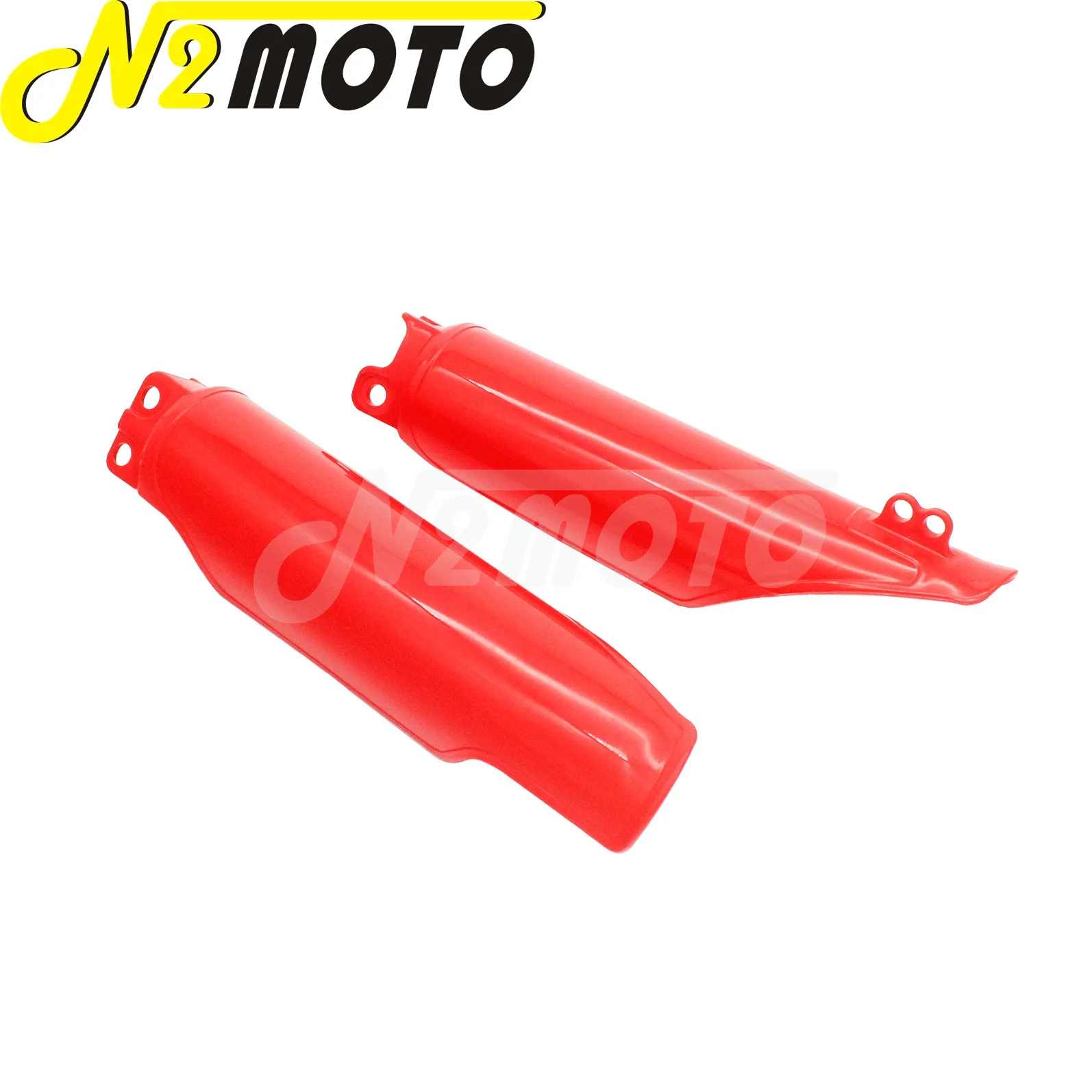 Dirt Bike Red/Black Front Fork Guard Cover For Honda CRF150L CRF 150 2016 2017 2018 2019 Supermoto Plastic Shock Frame Protector - Image 4