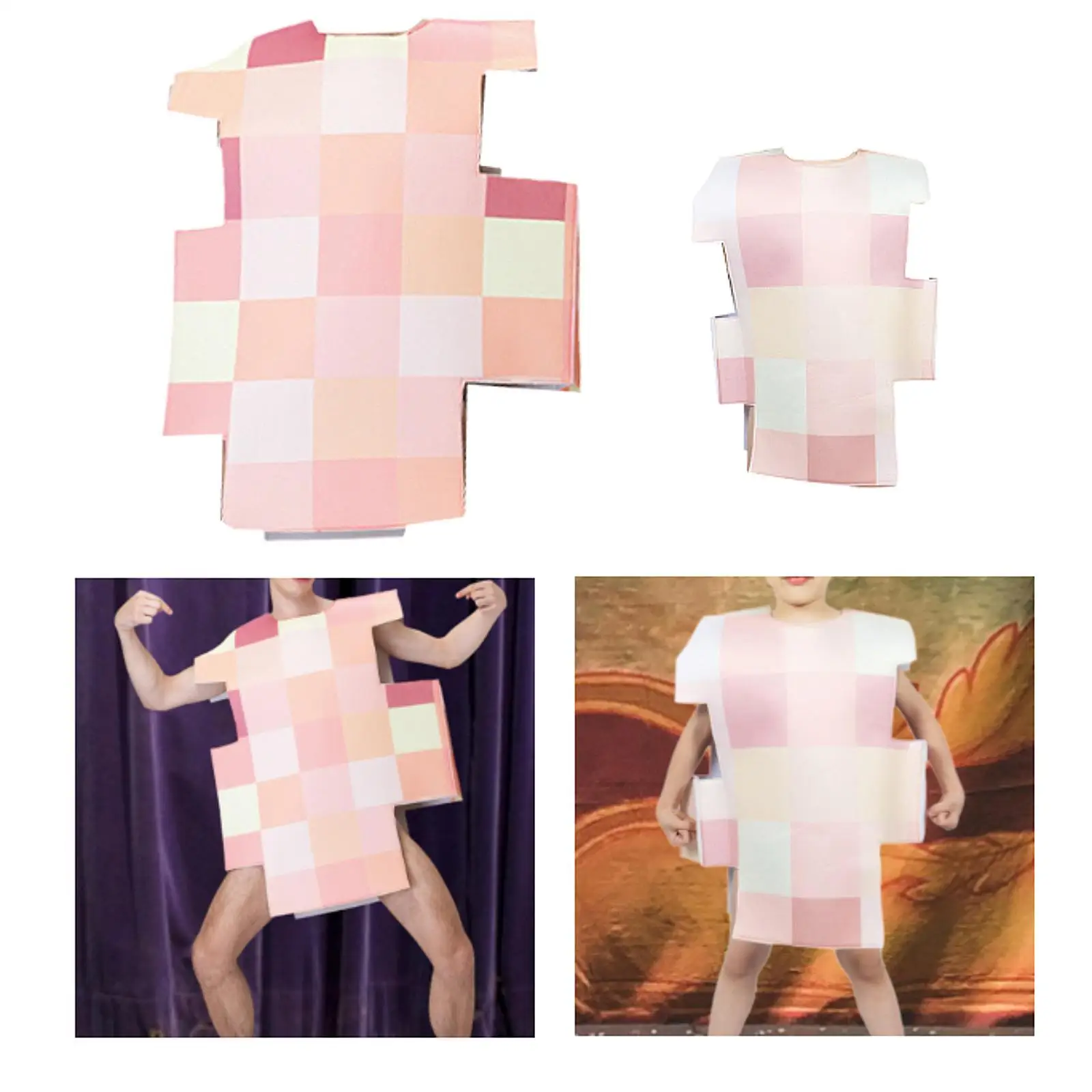 

Halloween Mosaic Costume Outfit for Role Play Party Holiday Performance Carnival