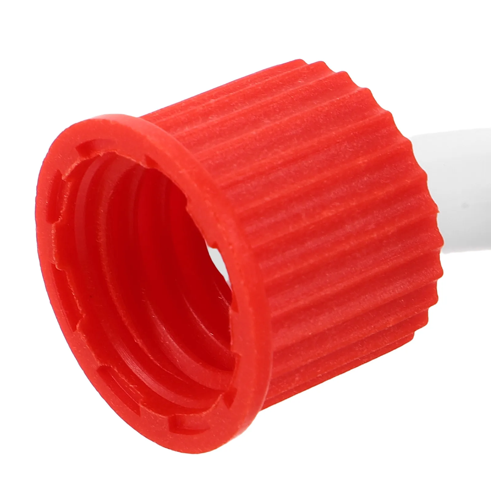 4Pcs Lab Screw Cap Adapter Gl18 10Mm Plastic Reagent Bottle Lid Leakproof Bent Spout Sample Dispensing Buffer Sealing Cap