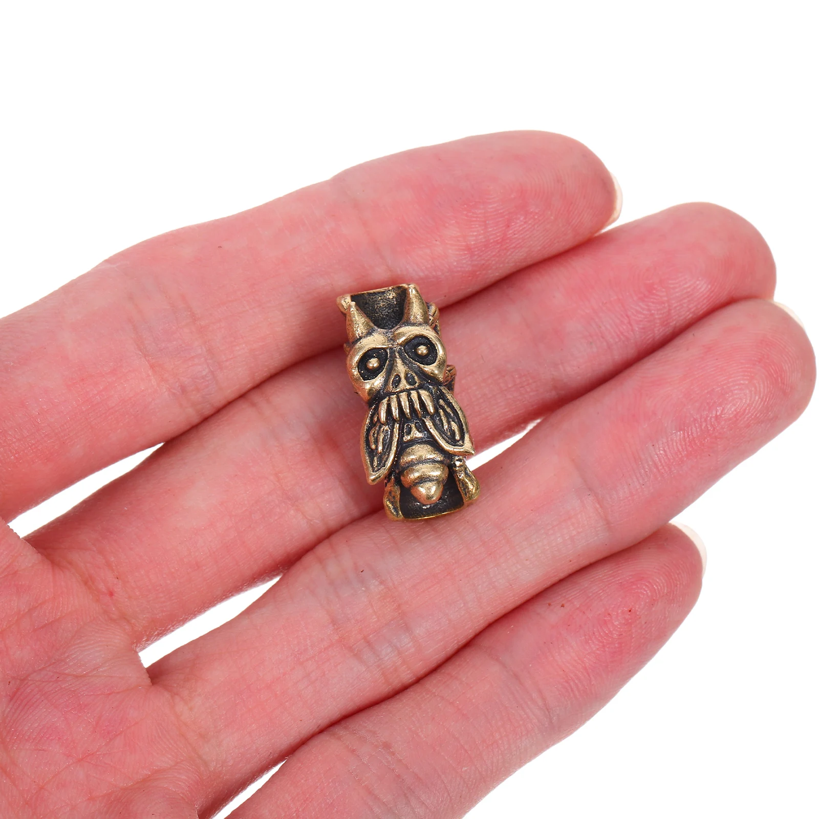

2 Pcs Brass Bee Jewelry Charms Bumblebee Crafts Bees Spacer Bead Pendant Personality