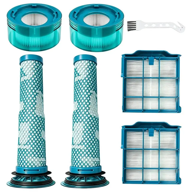 【FAST-SALE】For Dyson V10 Konical/ V10 Optic + Auto-Empty Dok ,2 Base Station Filter,2 Pre-Filters,2 Post-Filters,1 Cleaning Brus