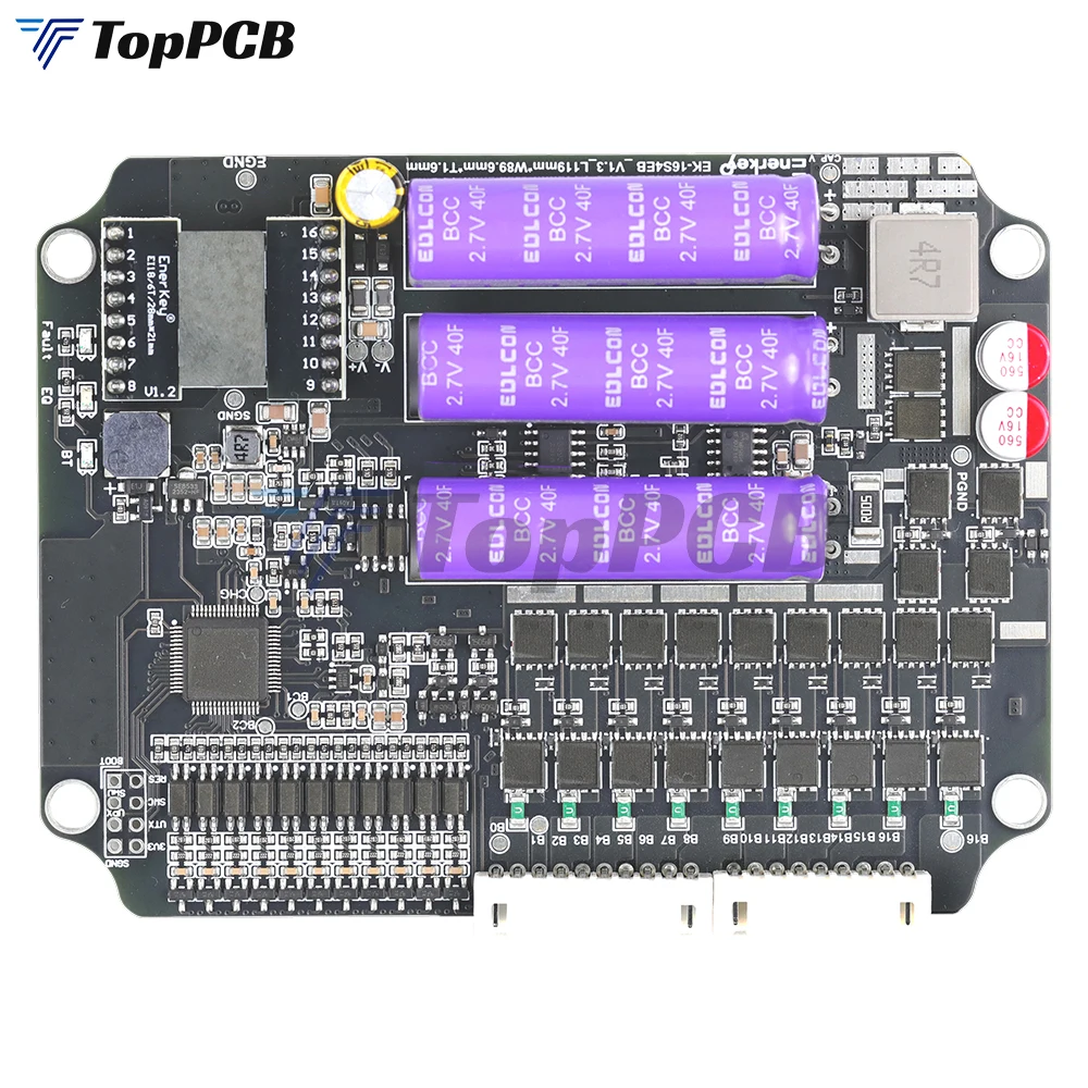 Bluetooth BMS 15S 16S 2A 4A 1mV Lithium LTO Lifepo4 Battery Active Balancer Equalizer NCM LFP Battery Cell Packs Energy Transfer