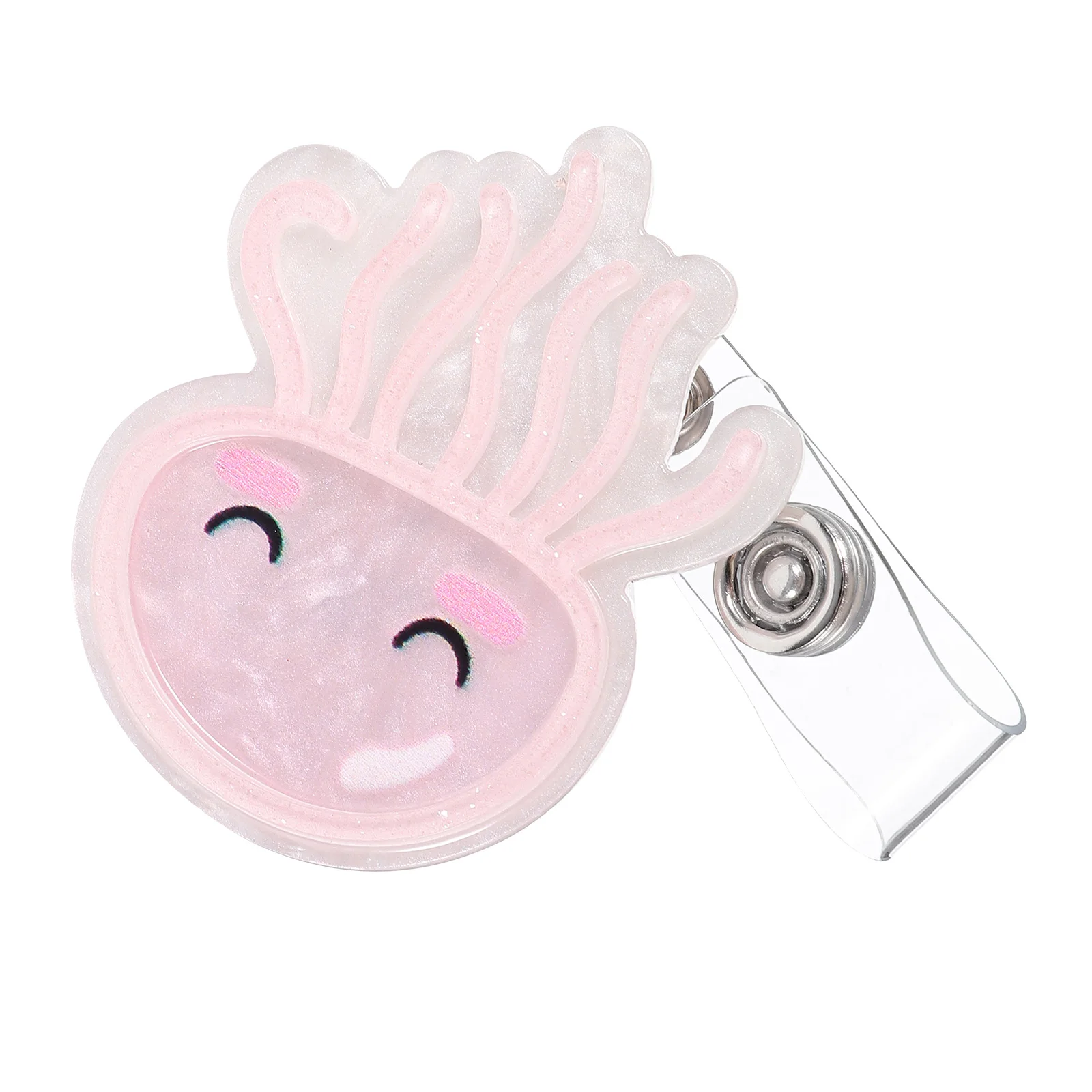 

Clip Cute For Nurses Id Card Keychain Medical Accessories Lightweight Portable Reel For Office Workers Students Teachers
