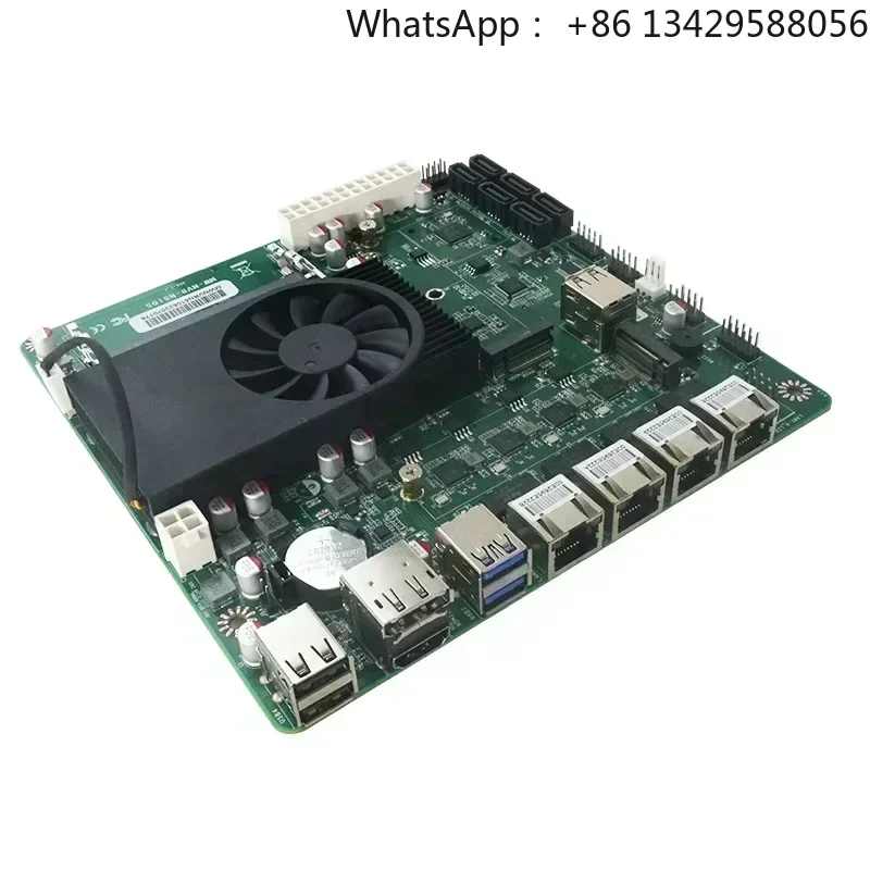 Topton N5105 NAS Mini ITX Industrial Motherboard 17x17CM Soft Routing I226-V B3 2.5Gbps 4*LAN 2*M.2 NVMe 6*SATA3.0 Mainboard PC