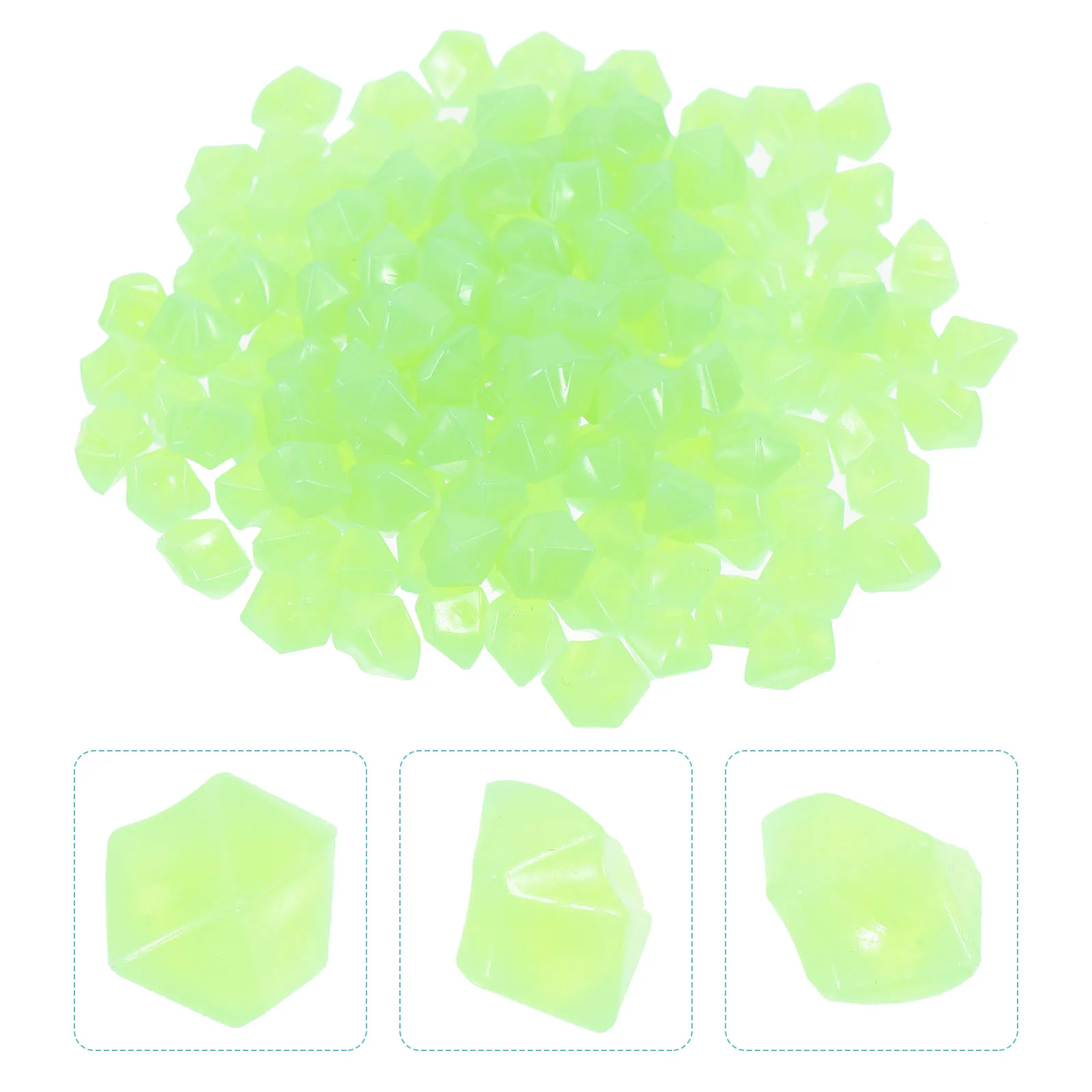 

Luminous Resin Stones Glowing Fish Tank Gravels Glow In The Dark Decor For Aquarium Landscape Outdoor Path Filling Gravel