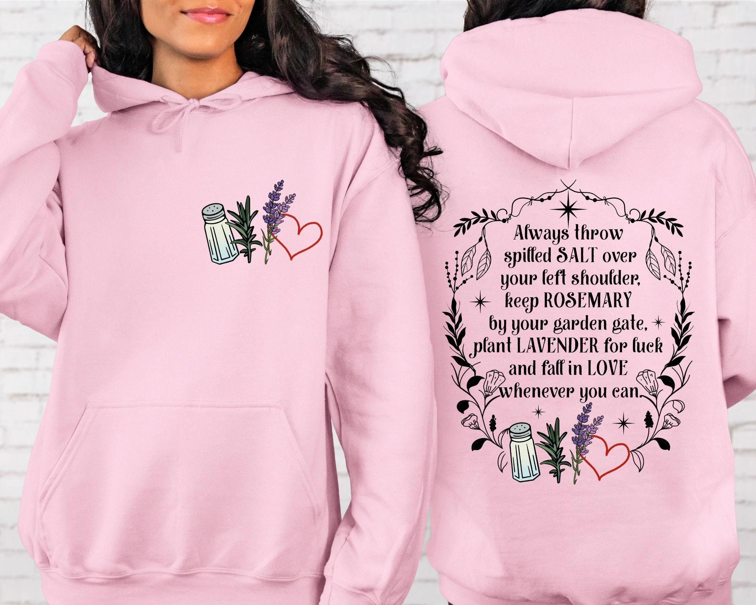 Practical Magic Sweatshirt, Salt Rosemary Lavender, Witchy Hoodie