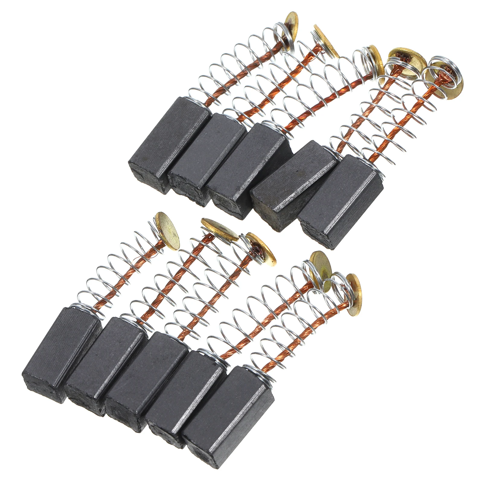

20 Pcs Electric Grinder Carbon Brush 5x5x11mm Motor Brushes Power Tool Components Stable Power Supply Universal Fit