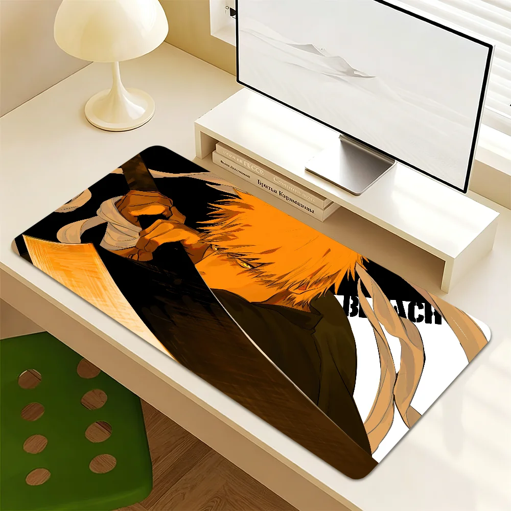 Ichigo Kurosaki B-Bleach Mouse Pad Non-slip Thickened MousePad Student Cushion Large Writing Gaming Lockedge Office