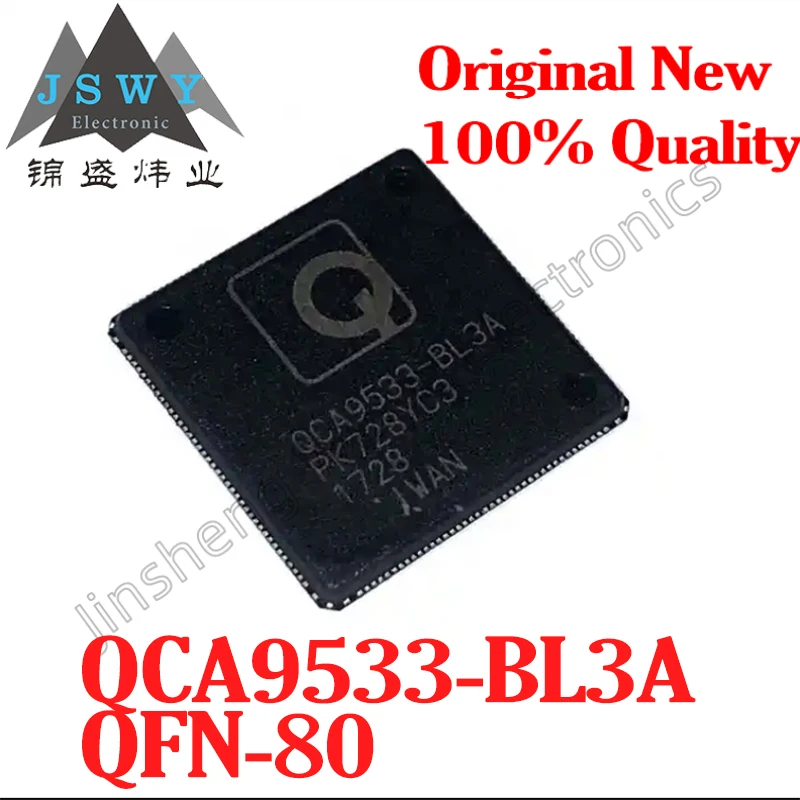 

(1/10PCS) QCA9533-BL3A QFN-80 QCA9533/Chip for Wi-Fi network equipment/Brand new original stock Electronics