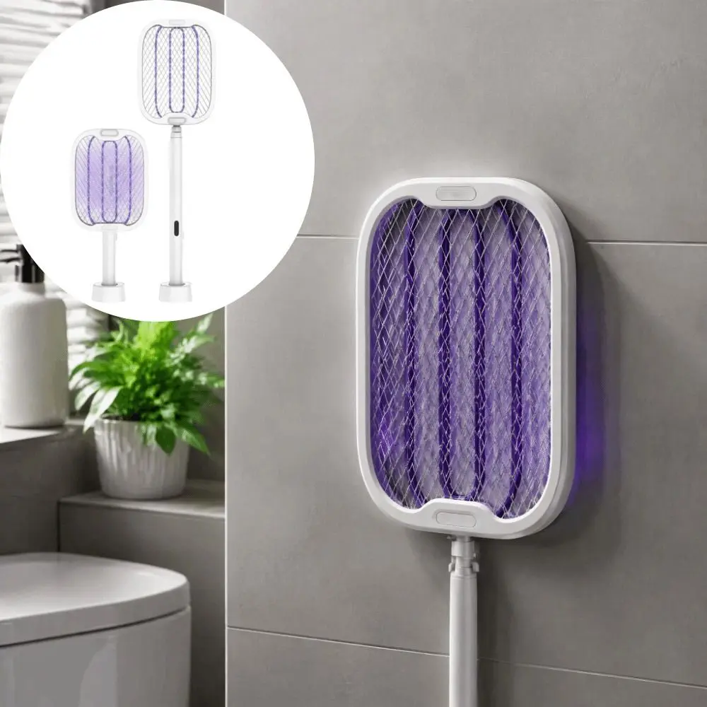 3 In 1 Foldable Electric Mosquito Killer Retractable 180 Degree Insect Killer Portable High Pressure Mosquito Killing Baton Home