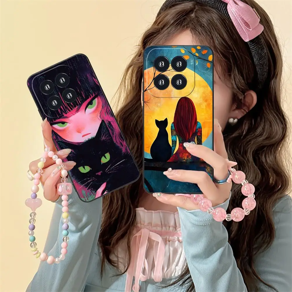 Girl Cat Kitten Art… - image