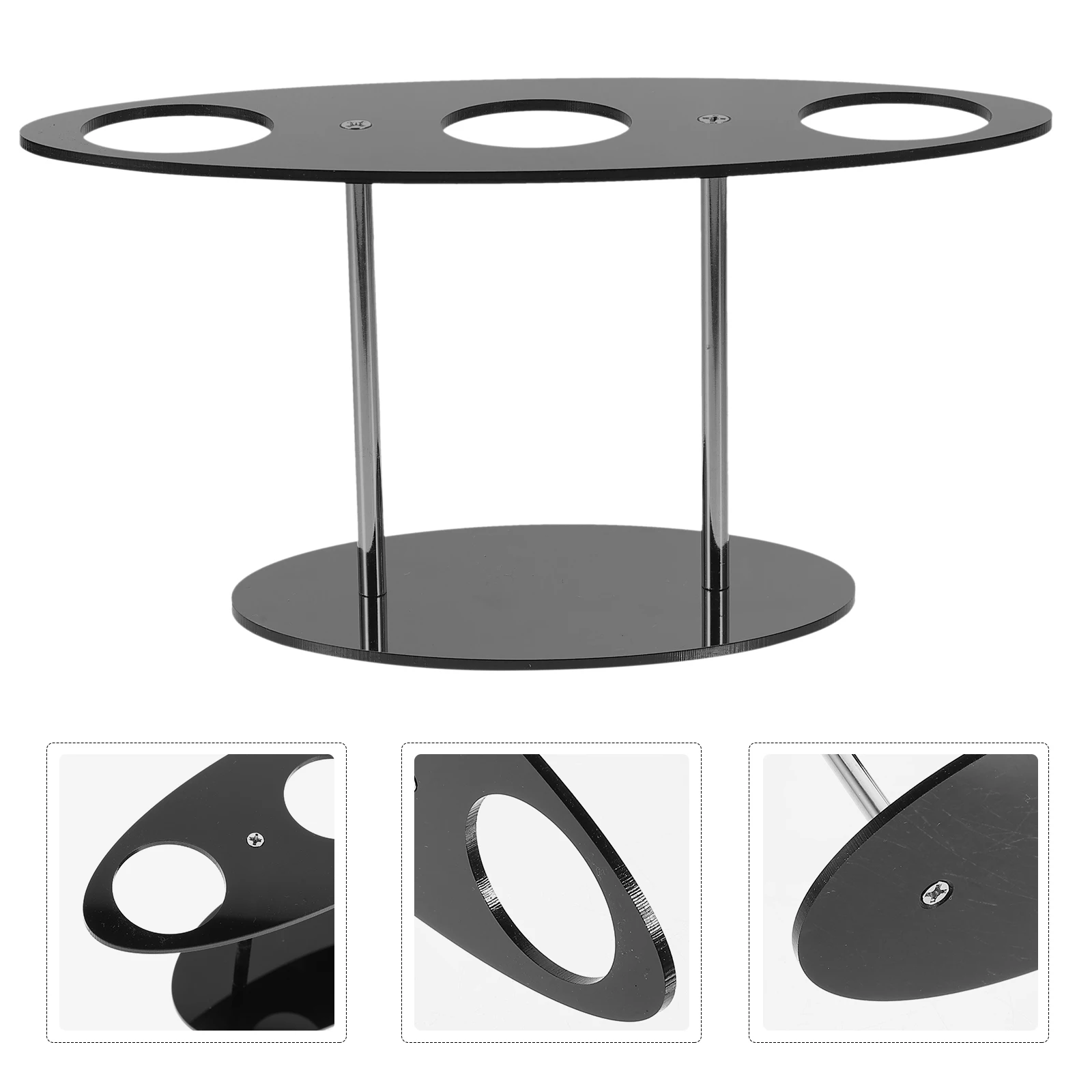 

Ice Cream Cone Stand Acrylic Display Rack Dessert Holder for Home Restaurant Simple Design Sushi Hand Roll Food Stalls