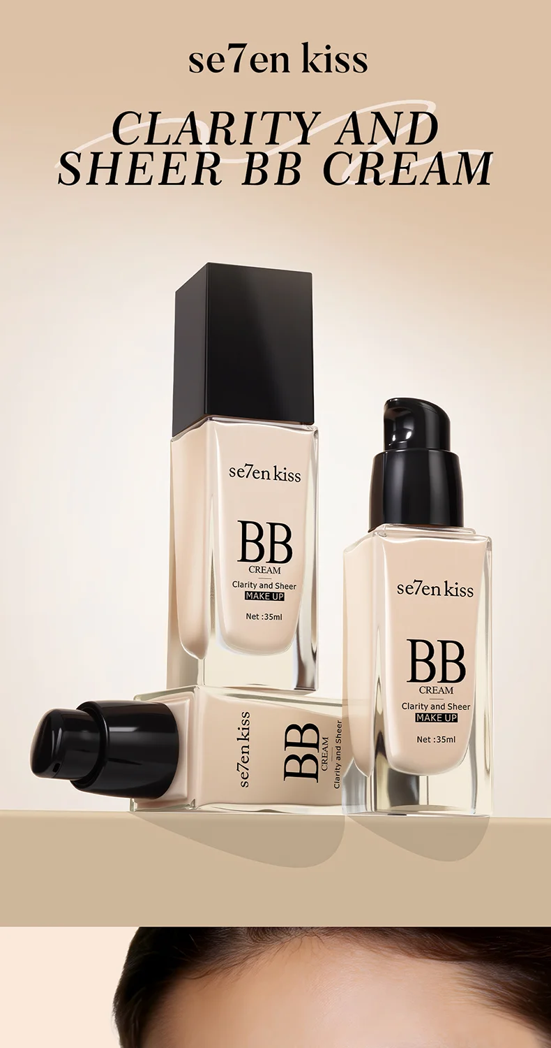 Lightweight Waterproof BB Cream, Long-Lasting Formula, Refreshing and Comfortable, Creating a Natural Makeup Look S60d651e23e5548cb9ca1b1e8043617e3W
