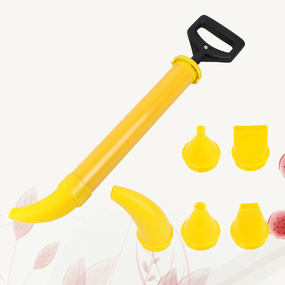 1pc Multifunktionale Kartuschenpistole Verfugen Werkzeug 5 Austauschbare Köpfe Für Zement Verlegung Gebogene Spitze Design Langlebig Kunststoff Griff