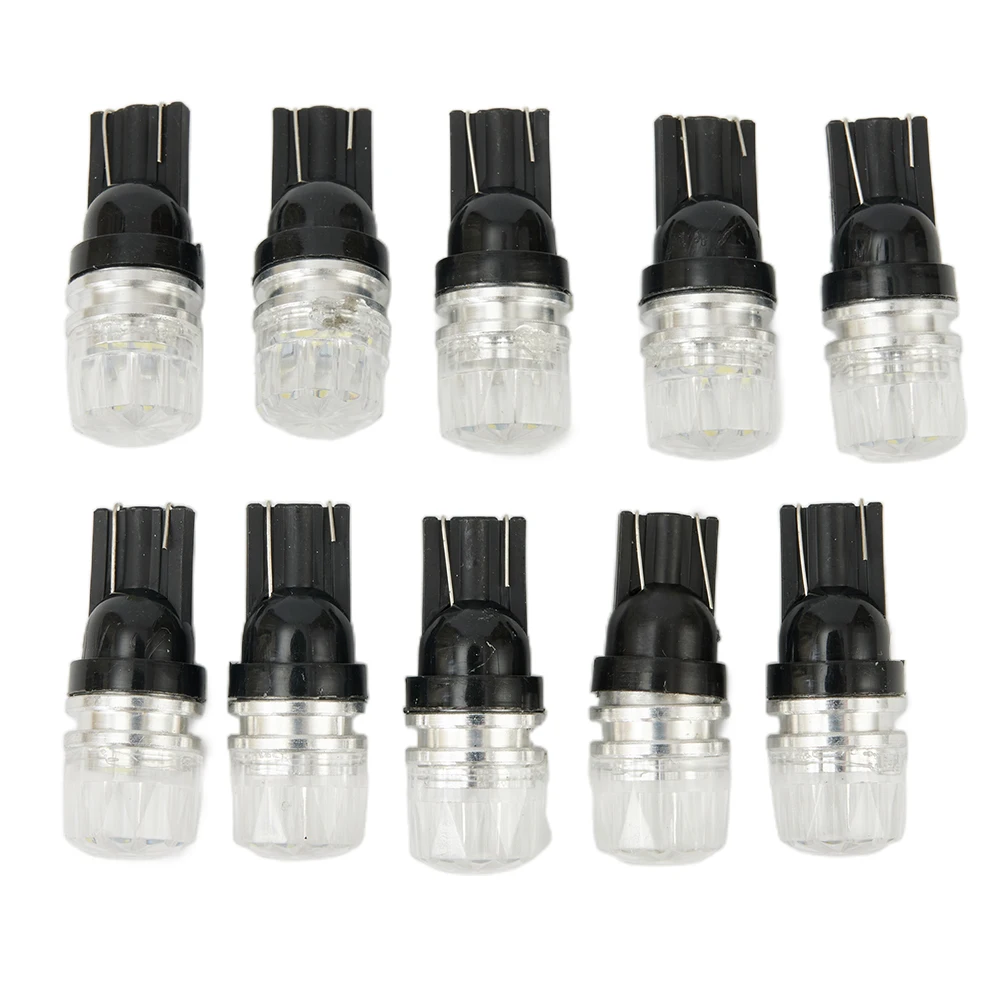 White LED Light Bulbs 2SMD Accessory Dashboard Dome High Power Indicator LED License plate Map Parts Practical