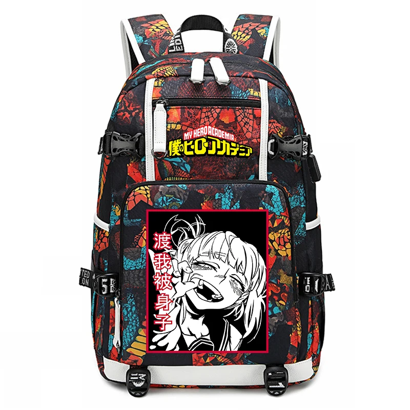 My Hero Academia Anime Backpack Youth Large Capacity Travel Bag Student School Bag Kids Back to School Gift