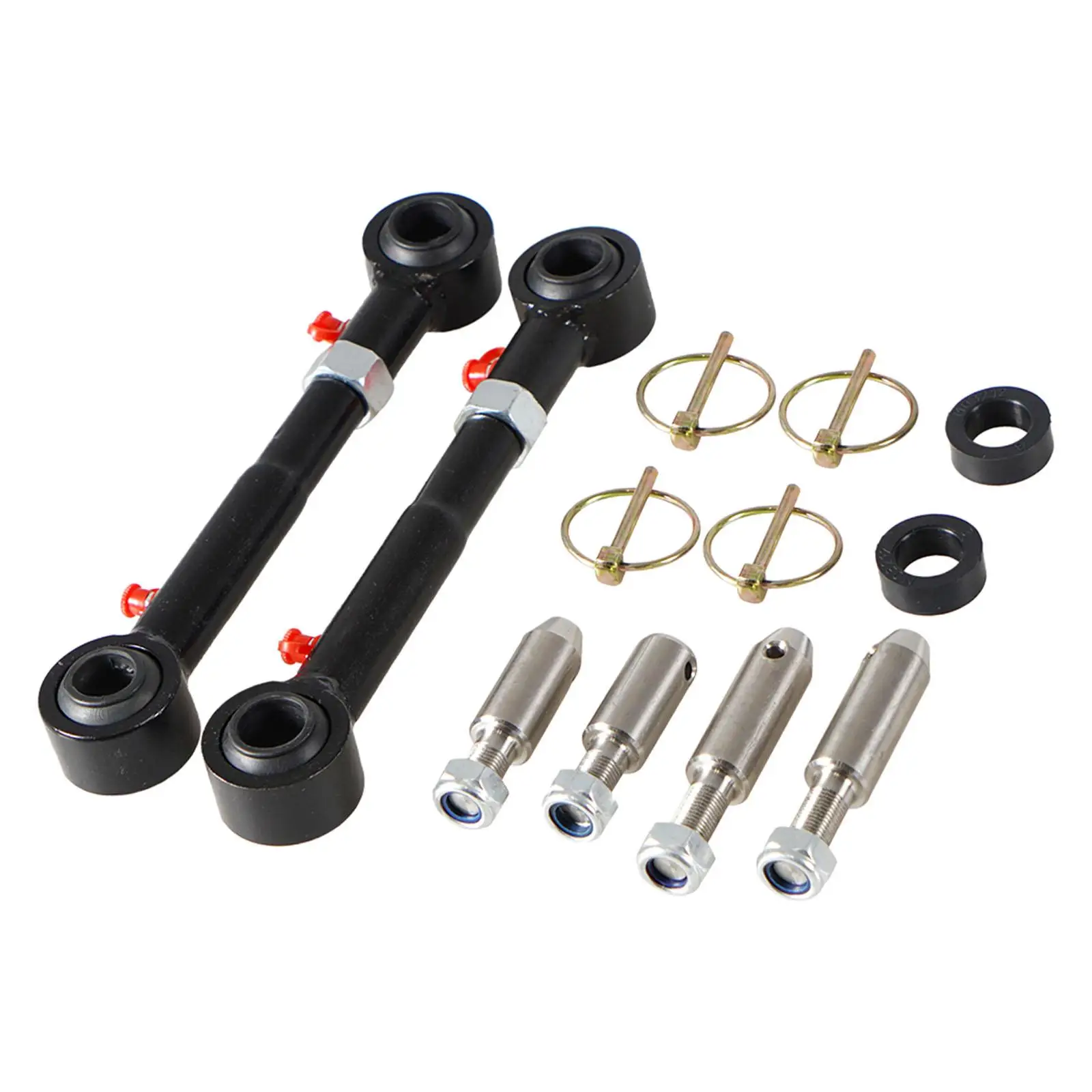 Adjustable Front Sway Bar Links Disconnects Metal Fits for 2/4