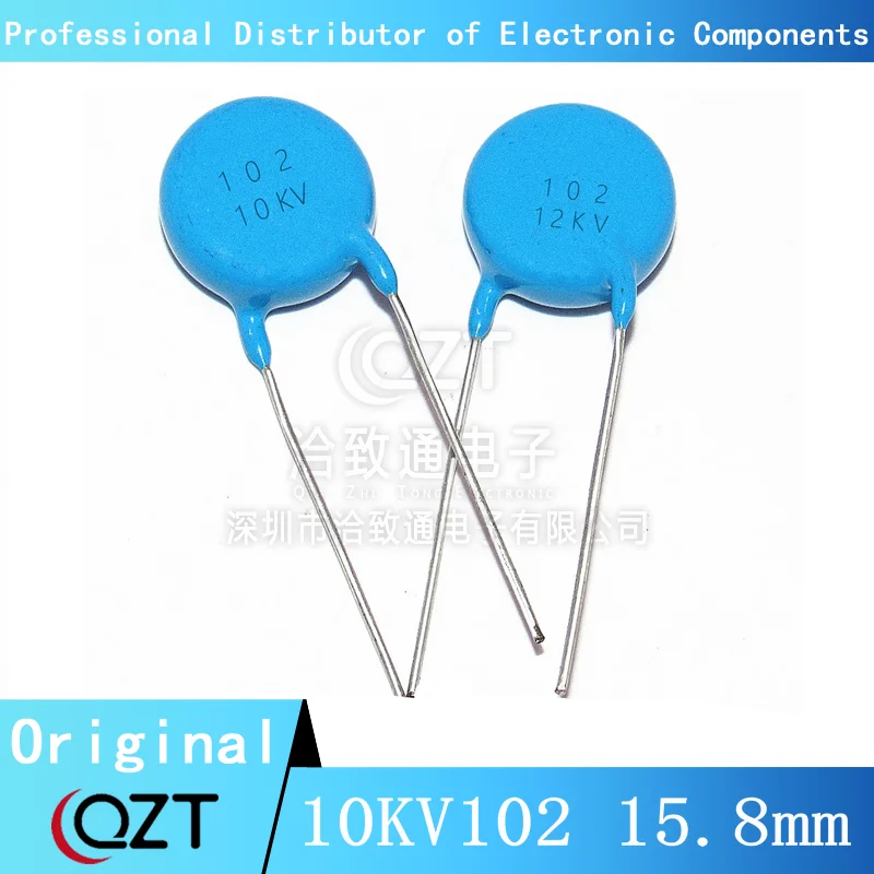 

5pcs/lot-10pcs/lot 10KV102 102/10KV 15.8mm Y5T D10KV 102K 1nF 1000PF 102 10KV CT81 High Voltage Ceramic capacitor