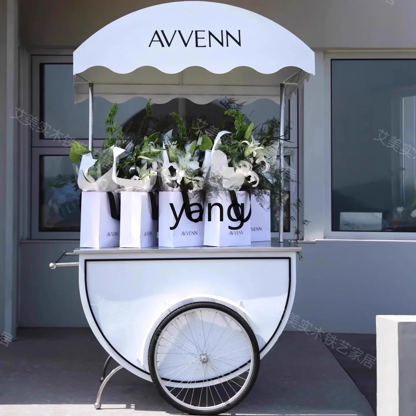 TGF Internet celebrity ice cream truck commercial mobile saleable float shopping mall store drainage decorative car