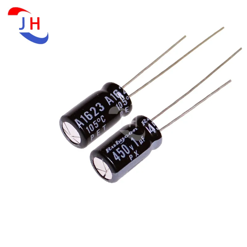 5/10/20PCS Aluminum Electrolytic Capacitor 450v1uf 6.3*11 PX 105 Degrees 2.5mm Pitch 450V 1UF